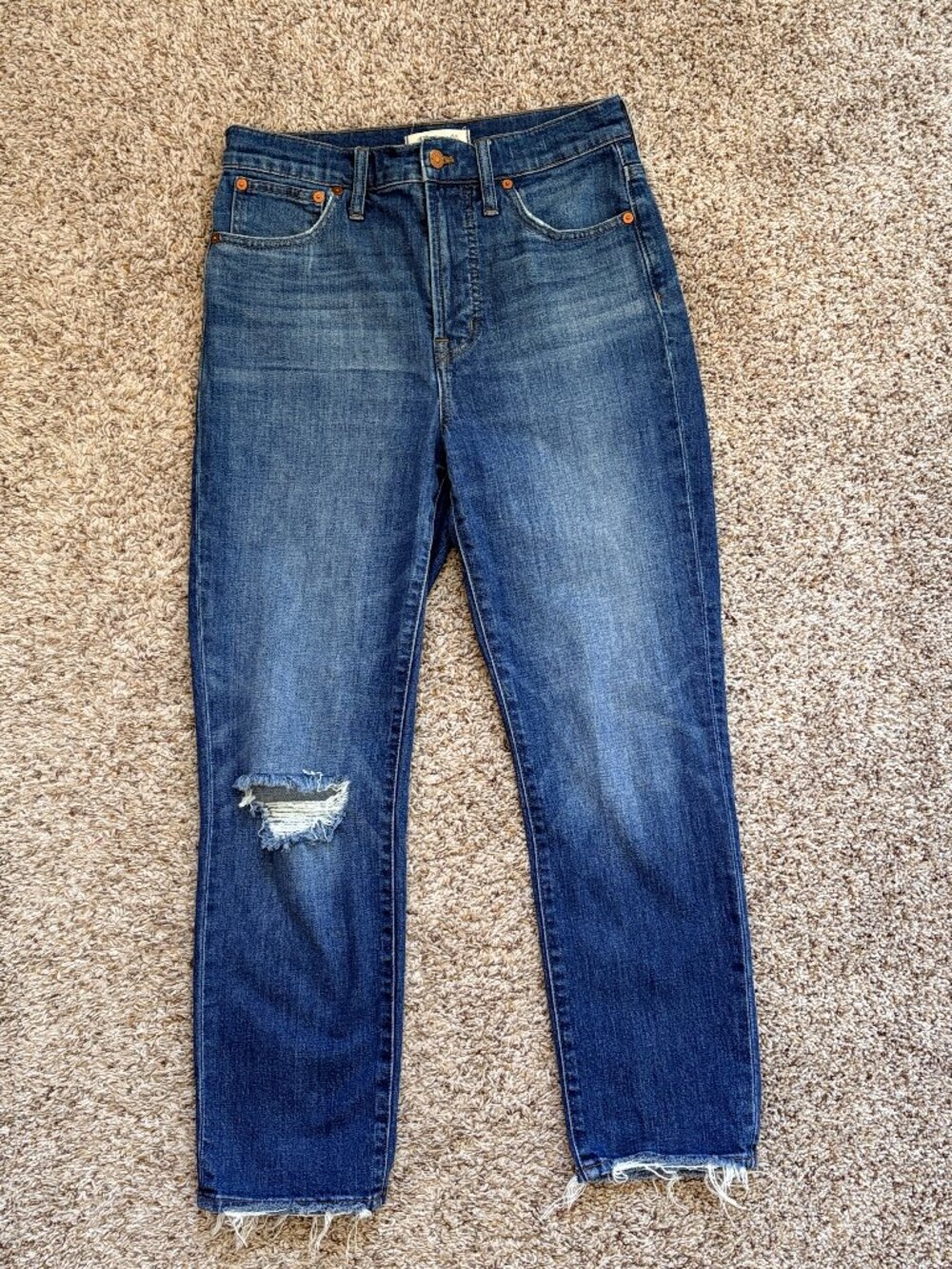 Madewell Perfect Vintage Crop Jean Size 27